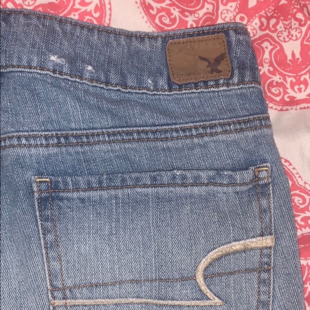 American Eagle distressed shorts